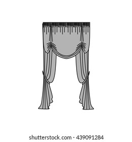  window decoration. curtains. interior textiles.