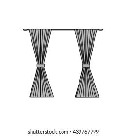  window decoration. curtains. interior textiles.