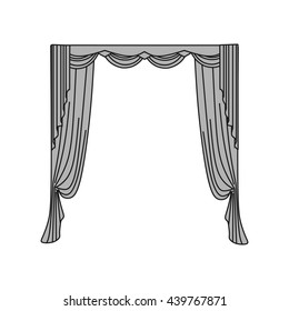  window decoration. curtains. interior textiles.