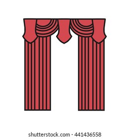  window decoration. curtains. interior textiles.