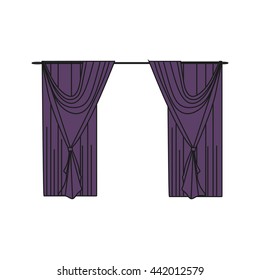  window decoration. curtains. interior textiles.
