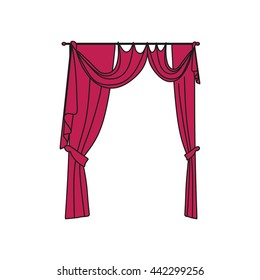  window decoration. curtains. interior textiles.
