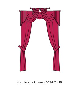  window decoration. curtains. interior textiles.