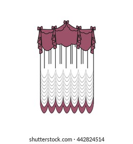  window decoration. curtains. interior textiles.