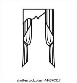  window decoration. curtains. interior textiles.