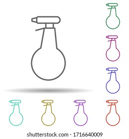 Window detergent multi color icon. Simple thin line, outline vector of cleaning icons for ui and ux, website or mobile application