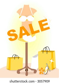 Window Display Series: Summer - Vector