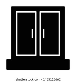 window frame in favorite icon vector