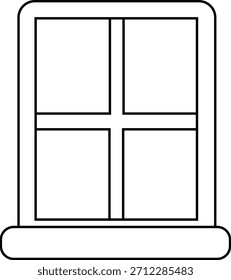 Window Frame Glass Home View Interior Square Panel Architecture Opening