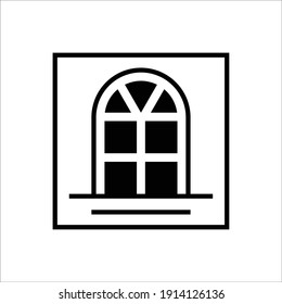 Window frame - Vector icon isolated