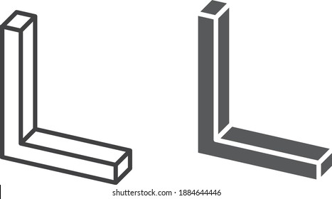Window Glazing types icon , vector
