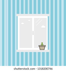 window graphic element Illustration template design