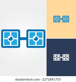 Window Greek Logo Design Vector