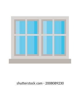 window home closed isolated icon