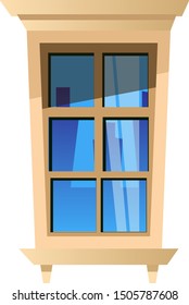 Window for home. Reflection of the city, glass, reflection, light.