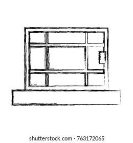 Window house isolated