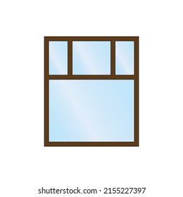 vector de la casa de ventana para presentación de iconos de símbolos de sitio web