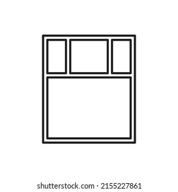window house vector for website symbol icon presentation