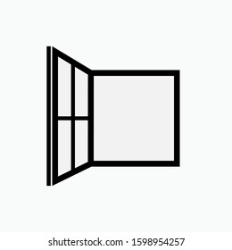 Window Icon. Architecture Element Illustration As A Simple Vector Sign and Trendy Symbol for Design and Websites, Presentation or Apps Elements. 
