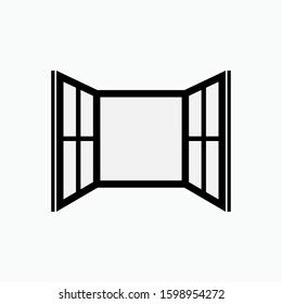 Window Icon. Architecture Element Illustration As A Simple Vector Sign and Trendy Symbol for Design and Websites, Presentation or Apps Elements. 