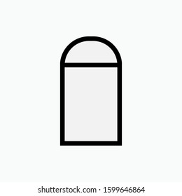 Window Icon. Architecture Element Illustration As A Simple Vector Sign & Trendy Symbol for Design and Websites, Presentation or Apps Elements. 