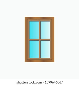 Window Icon. Architecture Element Illustration As A Simple Vector Sign & Trendy Symbol for Design and Websites, Presentation or Apps Elements. 