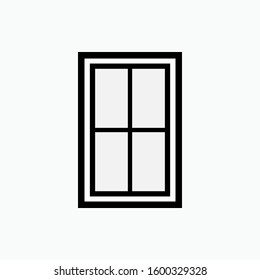 
Window Icon. Architecture Element Illustration As A Simple Vector Sign & Trendy Symbol for Design and Websites, Presentation or Apps Elements. 