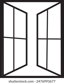 Window icon art design eps 10