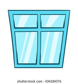 Window icon, cartoon style