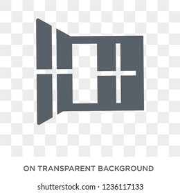 Window icon. Window design concept from  collection. Simple element vector illustration on transparent background.