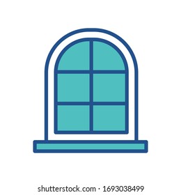 window icon design, flat style trendy collection