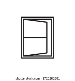 Window Icon Design Logo Vector Template