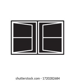 Window Icon Design Logo Vector Template