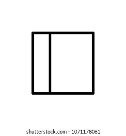 window icon. Element of minimalistic icons for mobile concept and web apps. Thin line icon for website design and development, app development