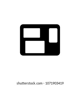 window icon. Element of minimalistic icon for mobile concept and web apps. Signs and symbols collection icon for websites, web design, mobile app on white background