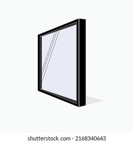 Window Icon. Facade Element Symbol - Vector.