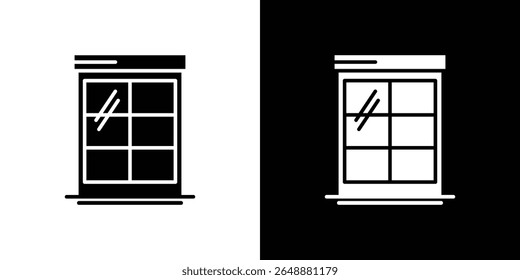 Window icon of a flat style vector