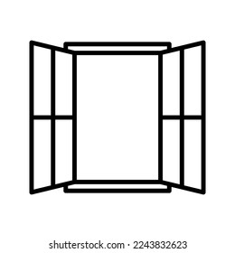 window icon flat trendy popular simple