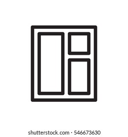 window icon illustration isolated vector sign symbol