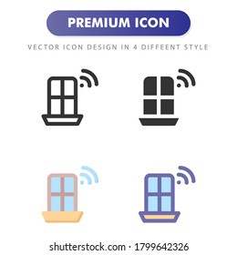 window icon isolated on white background. for your web site design, logo, app, UI. Vector graphics illustration and editable stroke. EPS 10.