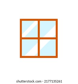 Window icon isolated on white background