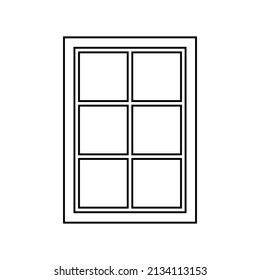 Window icon in line style