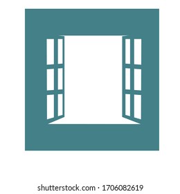 Window icon logo design template illustration. This is good for your business