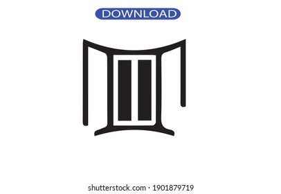 window icon or logo isolated sign symbol vector illustration - high quality black style vector icons.