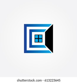 window  icon to logo real estate