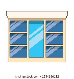 window icon over white background, vector illustration