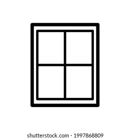 Window icon Royalty free vector design illustration