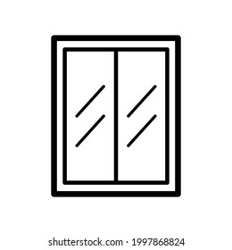 Window icon Royalty free vector design illustration