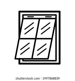 Window icon Royalty free vector design illustration