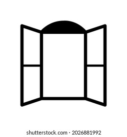 Window icon Royalty free vector design illustration